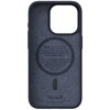 Etui NJORD BY ELEMENTS Salmon Leather MagSafe do Apple iPhone 15 Pro Max Czarny Gwarancja 24 miesiące