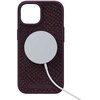 Etui NJORD BY ELEMENTS Salmon Leather MagSafe do Apple iPhone 15 Plus Bordowy Kompatybilność Apple iPhone 15 Plus