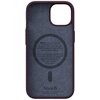 Etui NJORD BY ELEMENTS Salmon Leather MagSafe do Apple iPhone 15 Plus Bordowy Typ Etui nakładka