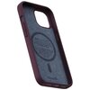 Etui NJORD BY ELEMENTS Salmon Leather MagSafe do Apple iPhone 15 Plus Bordowy Gwarancja 24 miesiące