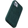 Etui NJORD BY ELEMENTS Salmon Leather MagSafe do Apple iPhone 15 Plus Zielony Model telefonu iPhone 14 Plus