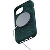 Etui NJORD BY ELEMENTS Salmon Leather MagSafe do Apple iPhone 15 Plus Zielony Dominujący kolor Zielony