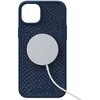 Etui NJORD BY ELEMENTS Salmon Leather MagSafe do Apple iPhone 15 Plus Niebieski Kompatybilność Apple iPhone 15 Plus