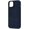 Etui NJORD BY ELEMENTS Salmon Leather MagSafe do Apple iPhone 15 Plus Niebieski Typ Etui nakładka