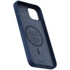 Etui NJORD BY ELEMENTS Salmon Leather MagSafe do Apple iPhone 15 Plus Niebieski Etui wodoszczelne Nie