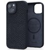 Etui NJORD BY ELEMENTS Salmon Leather MagSafe do Apple iPhone 15 Plus Czarny Model telefonu iPhone 14 Plus