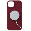 Etui NJORD BY ELEMENTS Suede Comfort+ MagSafe do Apple iPhone 15 Plus Czerwony Model telefonu iPhone 15 Plus