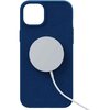 Etui NJORD BY ELEMENTS Suede Comfort+ MagSafe do Apple iPhone 15 Plus Niebieski Model telefonu iPhone 15 Plus