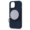 Etui NJORD BY ELEMENTS Salmon Leather MagSafe do Apple iPhone 15 Niebieski Kompatybilność Apple iPhone 15