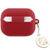 Etui GUESS 3D Rubber 4G Diamond Charm do Apple AirPods Pro 2 gen Czerwony Wodoodporność Nie