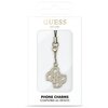Zawieszka do telefonu GUESS Phone Strap 4G Glitter Charm Złoty Kolor Złoty
