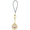 Zawieszka do telefonu GUESS Phone Strap Heart Diamond Charm with Rhinestones Złoty
