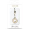 Zawieszka do telefonu GUESS Phone Strap Heart Diamond Charm with Rhinestones Złoty Rodzaj Zawieszka do telefonu