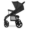 Wózek dziecięcy LIONELO Annet Plus Carbon Czarny Bezpieczeństwo 5-punktowe pasy bezpieczeństwa