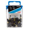 Zestaw bitów GRAPHITE 56H545 (20 szt.) Zawartość zestawu 20 x bit