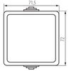 Łącznik schodowy KANLUX Tekno 05-1050-141 Rodzaj Włącznik schodowy