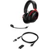 Słuchawki HYPERX Cloud III Wireless Czarno-czerwony Dźwięk przestrzenny DTS Headphone:X