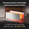 Grzejnik elektryczny AENO Premium Eko Smart Led AGH0003S Biały Głębokość [mm] 11