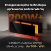 Grzejnik elektryczny AENO Premium Eko Smart Led AGH0004S Czarny Głębokość [mm] 11