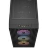 Obudowa CORSAIR 3000D Airflow RGB Czarny Złącza USB 3.0 x 2, Wejście mikrofonowe x 1, Wyjście słuchawkowe/głośnikowe x 1