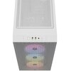 Obudowa CORSAIR 3000D Airflow RGB Biały Wnęki wewnętrzne 3.5" 2