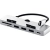 Hub SATECHI ST-TCIMHS USB Typu C, Pasywny Srebrny