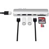 Hub SATECHI ST-CMBPS USB Typu C, Pasywny Srebrny Interfejs USB Typu C