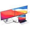 Hub SATECHI ST-TCDMMAS USB Typu C, Pasywny Srebrny Obsługiwane standardy USB USB 3.2 Gen. 1 (USB 3.0/3.1 Gen. 1) - 5 Gb/s
