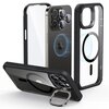 Etui ESR Armor Tough Kickstand HaloLock Magsafe do Apple iPhone 15 Pro Max Przezroczysto-czarny Dominujący kolor Przezroczysto-czarny
