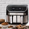 Air Fryer Frytkownica beztłuszczowa ARIETE 4625/00 z podwójnym koszem Funkcje dodatkowe Dźwiękowy sygnał gotowości