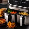 Air Fryer Frytkownica beztłuszczowa ARIETE 4625/00 z podwójnym koszem Funkcje dodatkowe Dźwiękowy sygnał zakończenia pracy