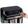 Air Fryer Frytkownica beztłuszczowa ARIETE 4625/00 z podwójnym koszem Funkcje dodatkowe Dwie niezależne strefy gotowania