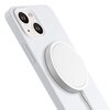 Etui 3MK Hardy Silicone MagCase do Apple iPhone 15 Srebrno-biały Gwarancja 12 miesięcy