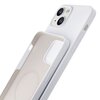 Etui 3MK Hardy Silicone MagCase do Apple iPhone 15 Srebrno-biały Materiał Mikrofibra