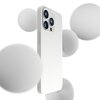 Etui 3MK Hardy Case MagSafe do Apple iPhone 15 Pro Max Srebrno-biały Materiał Silikon