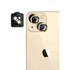 Szkło hartowane na obiektyw 3MK Lens Protection Pro do Apple iPhone 15 Plus Żółty