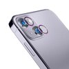 Szkło hartowane na obiektyw 3MK Lens Protection Pro do Apple iPhone 15 Różowy Seria telefonu iPhone