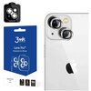 Szkło hartowane na obiektyw 3MK Lens Protection Pro do Apple iPhone 15 Srebrny