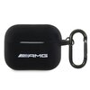 Etui AMG Silicone White Logo do Airpods Pro 2 Czarny