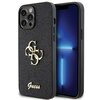 Etui GUESS Glitter Script Big 4G do Apple iPhone 13 Pro Max Czarny