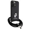 Etui KARL LAGERFELD Crossbody Saffiano Metal do Apple iPhone 14 Pro Max Czarny Model telefonu iPhone 14 Pro Max
