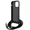 Etui KARL LAGERFELD Crossbody Saffiano Metal do Apple iPhone 14 Pro Max Czarny Typ Etui nakładka