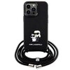 Etui KARL LAGERFELD Crossbody Saffiano Metal do Apple iPhone 13/13 Pro Czarny Seria telefonu iPhone