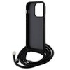 Etui KARL LAGERFELD Crossbody Saffiano Metal do Apple iPhone 13/13 Pro Czarny Kompatybilność Apple iPhone 13 Pro