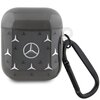 Etui MERCEDES Large Star Pattern do Apple Airpods 1/2 Czarny