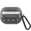Etui MERCEDES Large Star Pattern do Airpods Pro 2 Czarny Wodoodporność Nie