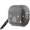 Etui MERCEDES Large Star Pattern do Airpods Pro 2 Czarny Możliwość ładowania Nie