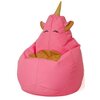 Pufa worek GO GIFT Jednorożec 4 Różowy L 105 x 80 cm