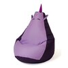 Pufa worek GO GIFT Jednorożec Fioletowy XL 130 x 90 cm