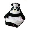 Pufa worek GO GIFT Panda Czarno-biały L 105 x 80 cm Materiał Oxford